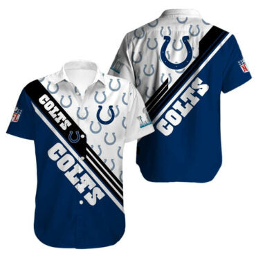 Indianapolis Colts Storm Surge Hawaiian Shirt Unisex T-shirt, Sweatshirt, Hoodie, Long Sleeve Tee - T-Shirt, Sweatshirt, Hoodie
