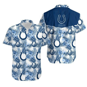 Indianapolis Colts Sunset Wave Paradise Hawaiian Shirt Unisex T-shirt, Sweatshirt, Hoodie, Long Sleeve Tee - T-Shirt, Sweatshirt, Hoodie