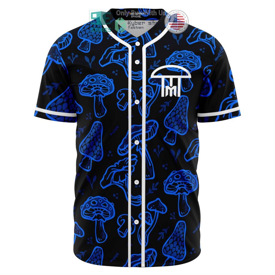 BEST Infected Mushroom black blue Baseball Jersey Unisex T-shirt, Sweatshirt, Hoodie, Long Sleeve Tee - T-Shirt, Sweatshirt, Hoodie