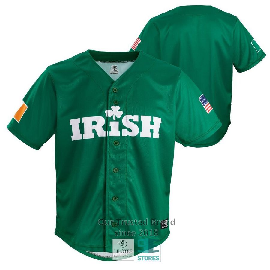 Irish Clover Green Baseball Jersey Unisex T-shirt, Sweatshirt, Hoodie, Long Sleeve Tee - T-Shirt, Sweatshirt, Hoodie