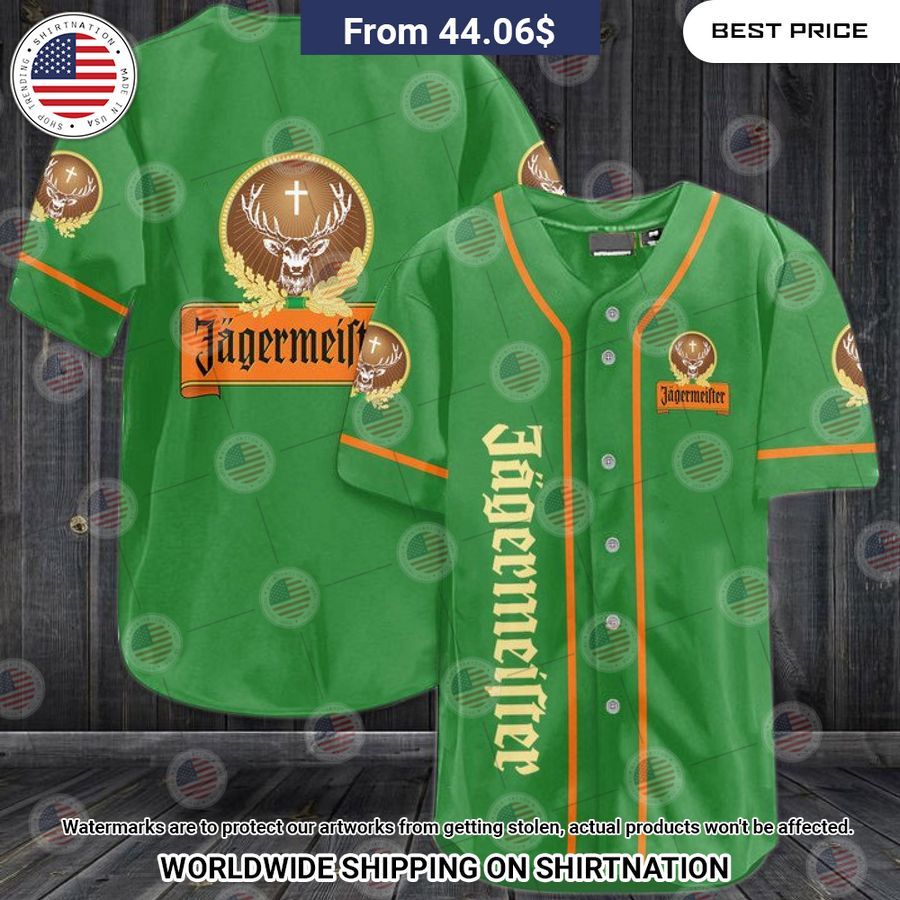 Jagermeister Baseball Shirt Unisex T-shirt, Sweatshirt, Hoodie, Long Sleeve Tee - T-Shirt, Sweatshirt, Hoodie