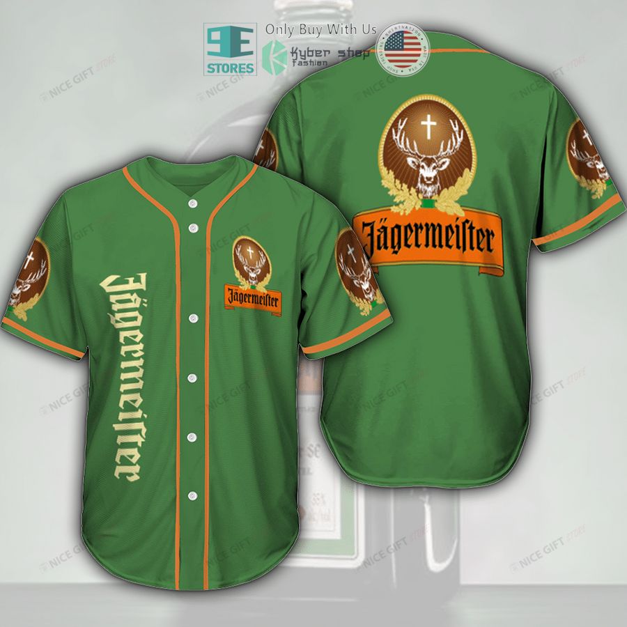 BEST Jagermeister green Baseball Jersey Unisex T-shirt, Sweatshirt, Hoodie, Long Sleeve Tee - T-Shirt, Sweatshirt, Hoodie