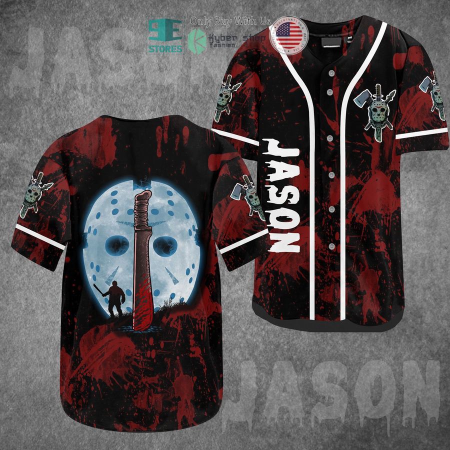 BEST Jason Voorhees Knife Blood Baseball Jersey Unisex T-shirt, Sweatshirt, Hoodie, Long Sleeve Tee - T-Shirt, Sweatshirt, Hoodie