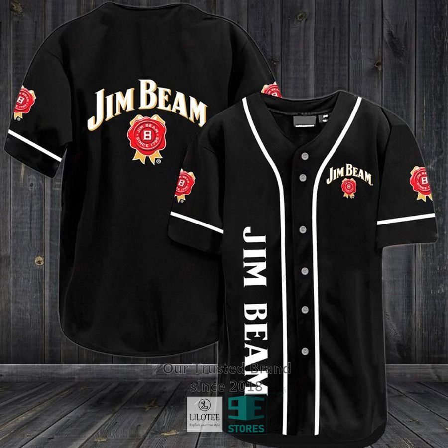 Jim Beam Black Baseball Jersey Unisex T-shirt, Sweatshirt, Hoodie, Long Sleeve Tee - T-Shirt, Sweatshirt, Hoodie