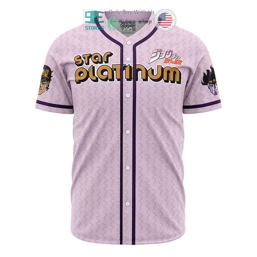 BEST Jotaro Kujo Star Platinum Jojo's Bizarre Adventure Baseball Jersey Unisex T-shirt, Sweatshirt, Hoodie, Long Sleeve Tee - T-Shirt, Sweatshirt, Hoodie