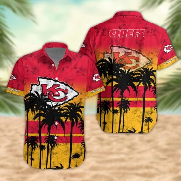 Kansas City Chiefs Desert Sunset Hawaiian Shirt Unisex T-shirt, Sweatshirt, Hoodie, Long Sleeve Tee - T-Shirt, Sweatshirt, Hoodie