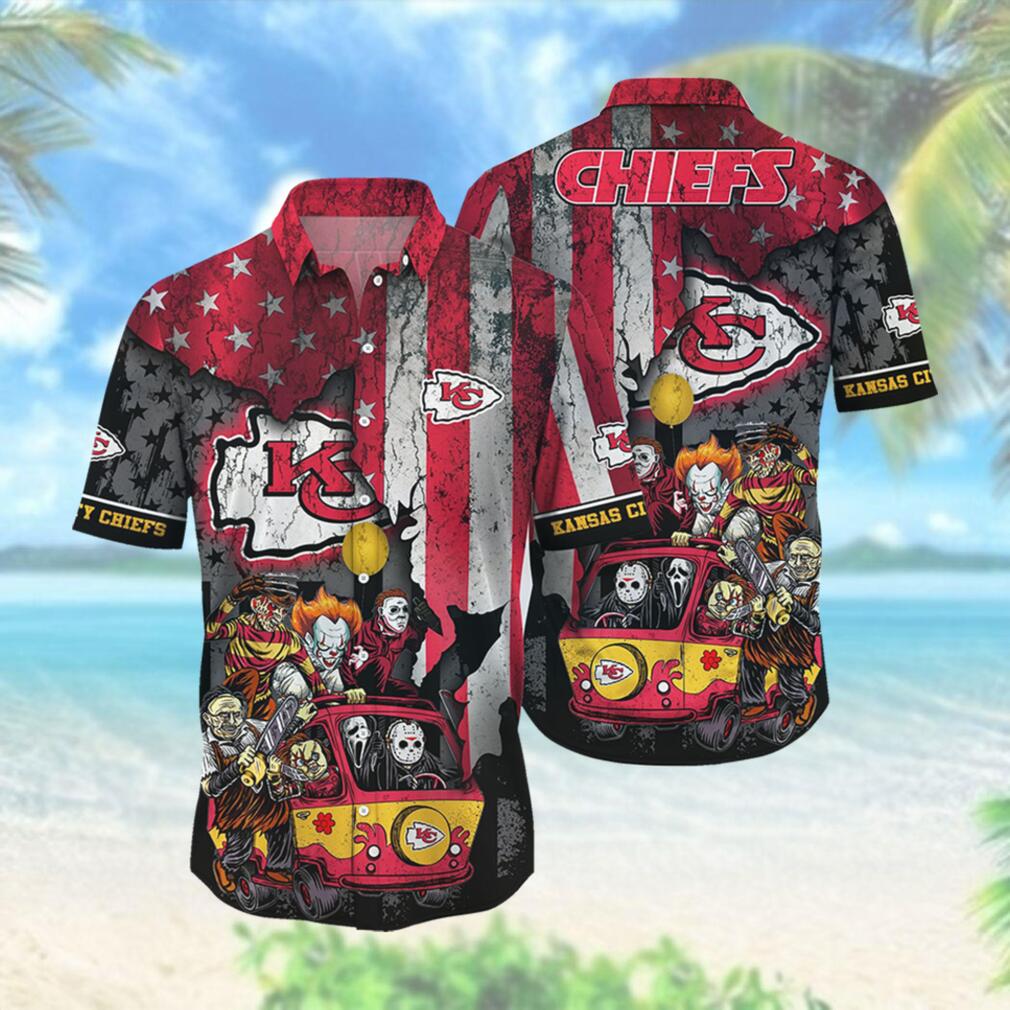 Kansas City Chiefs Hawaiian Shirts Style Hot Trending Unisex T-shirt, Sweatshirt, Hoodie, Long Sleeve Tee - T-Shirt, Sweatshirt, Hoodie