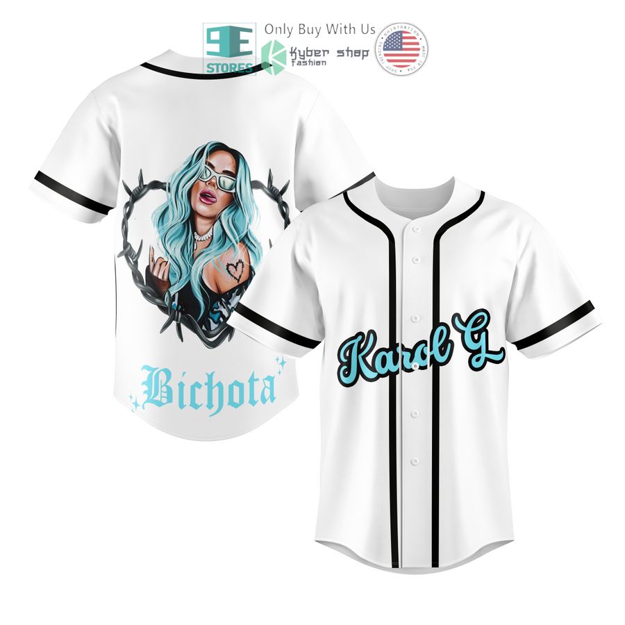 BEST Karol G Bichota Baseball Jersey Unisex T-shirt, Sweatshirt, Hoodie, Long Sleeve Tee - T-Shirt, Sweatshirt, Hoodie