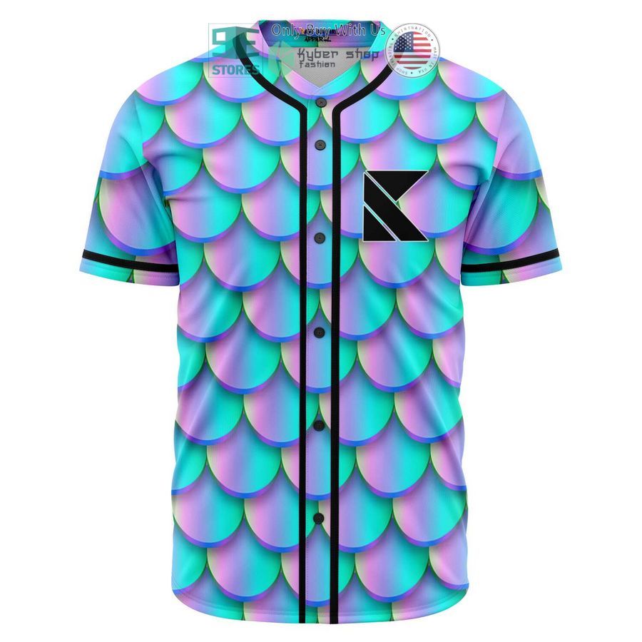 BEST Kaskade Krew Mermaid pattern Baseball Jersey Unisex T-shirt, Sweatshirt, Hoodie, Long Sleeve Tee - T-Shirt, Sweatshirt, Hoodie