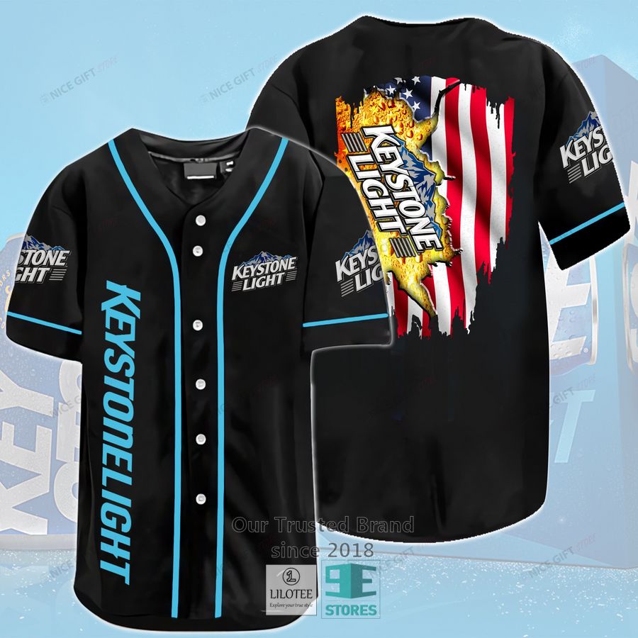 Keystone Light Baseball Jersey Unisex T-shirt, Sweatshirt, Hoodie, Long Sleeve Tee - T-Shirt, Sweatshirt, Hoodie