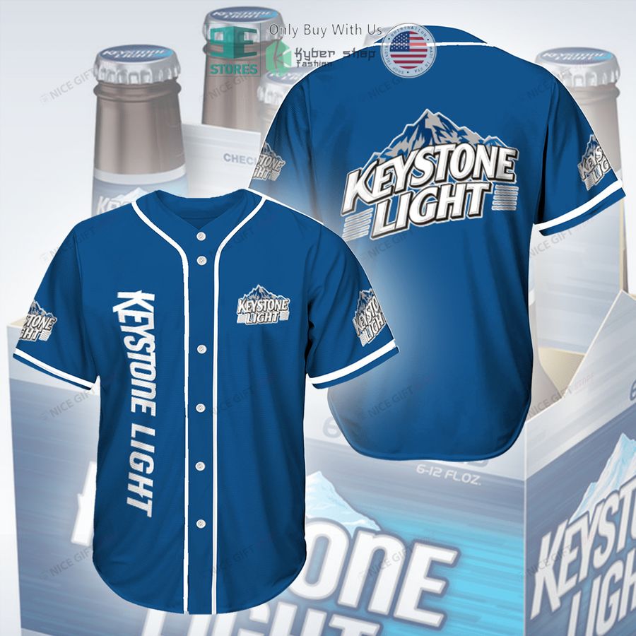 BEST Keystone Light blue Baseball Jersey Unisex T-shirt, Sweatshirt, Hoodie, Long Sleeve Tee - T-Shirt, Sweatshirt, Hoodie