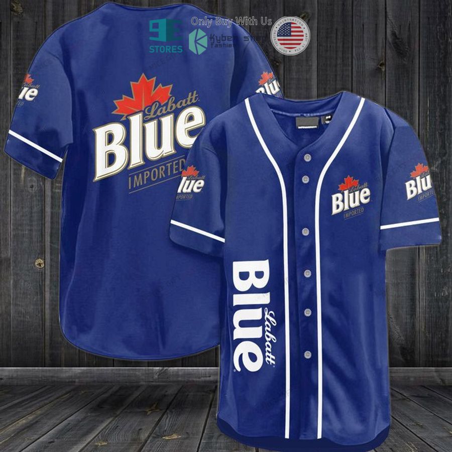 BEST Labatt Blue logo blue Baseball Jersey Unisex T-shirt, Sweatshirt, Hoodie, Long Sleeve Tee - T-Shirt, Sweatshirt, Hoodie