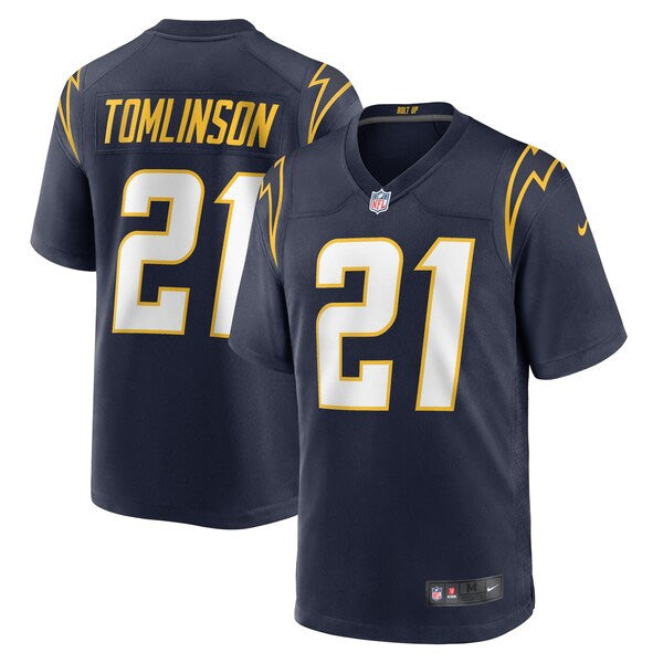 LaDainian Tomlinson Los Angeles Chargers Jersey Navy football jersey product view 1