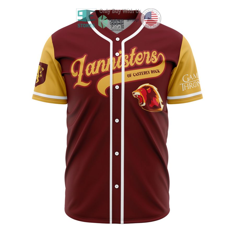 BEST Lannisters of Casterly Rock Game of Thrones Baseball Jersey Unisex T-shirt, Sweatshirt, Hoodie, Long Sleeve Tee - T-Shirt, Sweatshirt, Hoodie