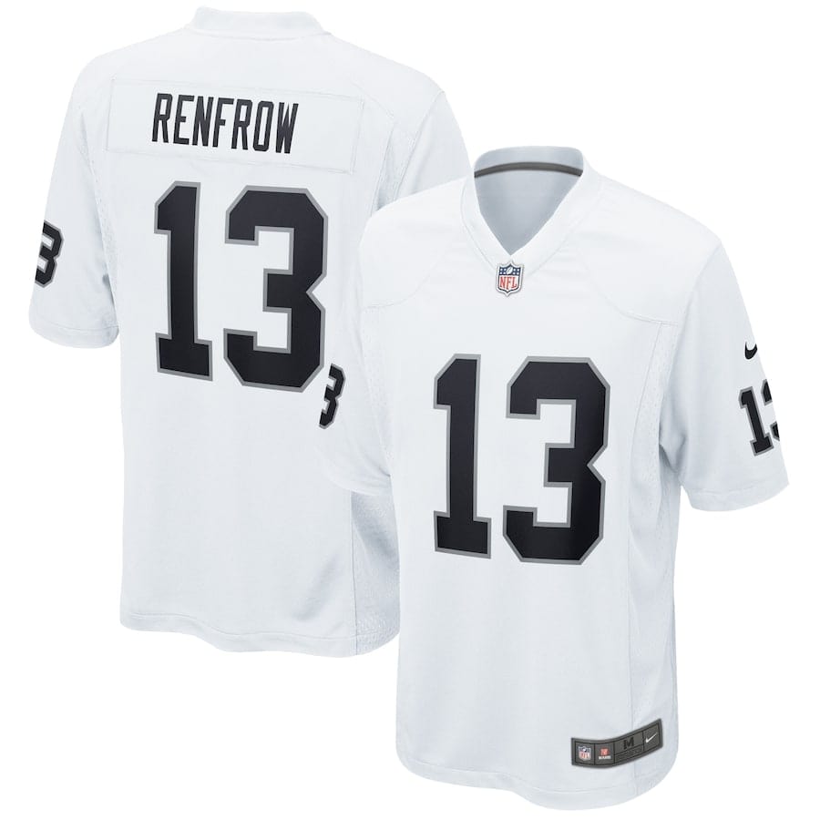 Hunter Renfrow Las Vegas Raiders Jersey football jersey product view 1