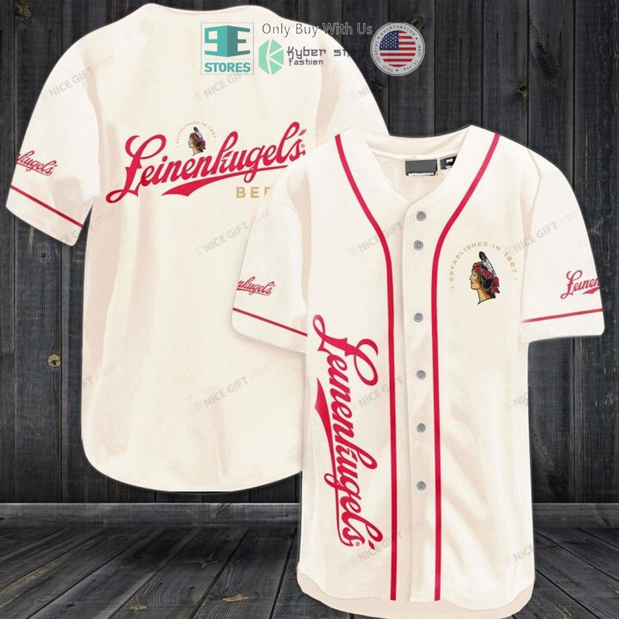 BEST Leinenkugel's Beer White Baseball Jersey Unisex T-shirt, Sweatshirt, Hoodie, Long Sleeve Tee - T-Shirt, Sweatshirt, Hoodie