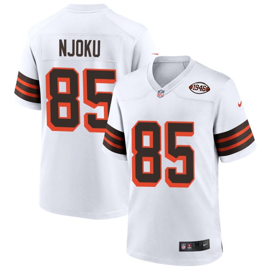 David Njoku Cleveland Browns Jersey football jersey product view 1