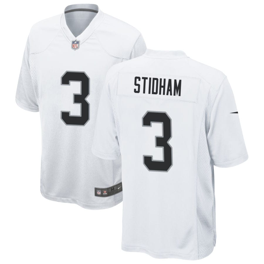 Jarrett Stidham Las Vegas Raiders Jersey football jersey product view 1