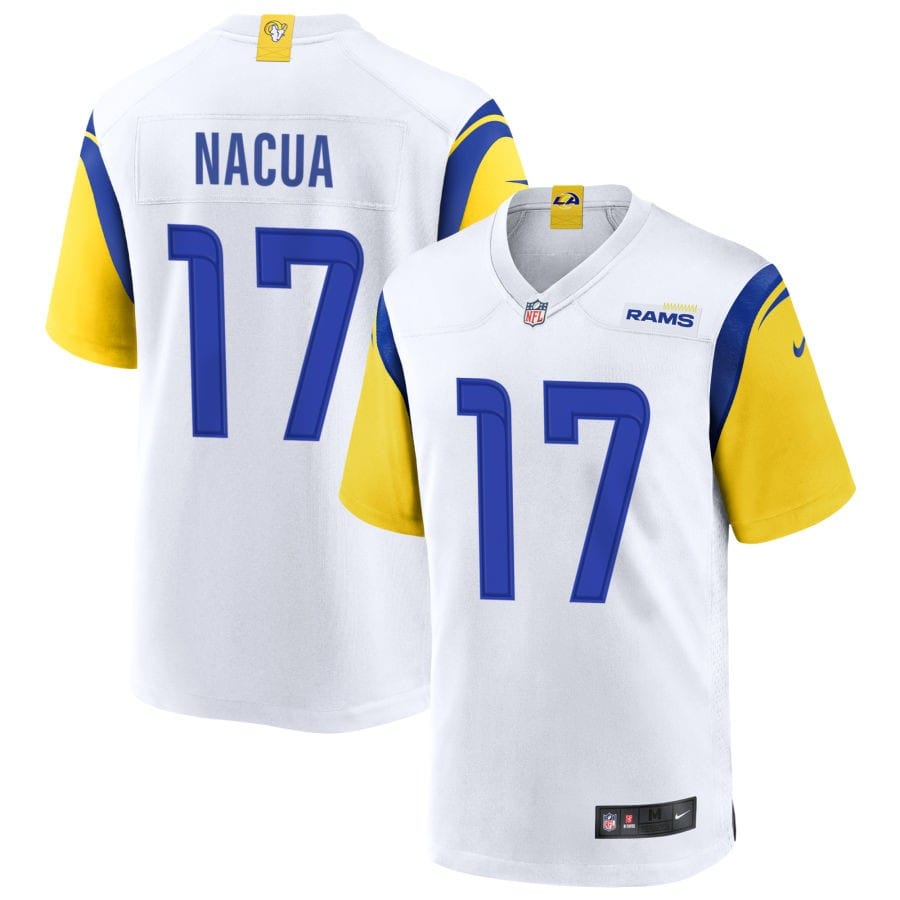 Puka Nacua Los Angeles Rams Jersey football jersey product view 1