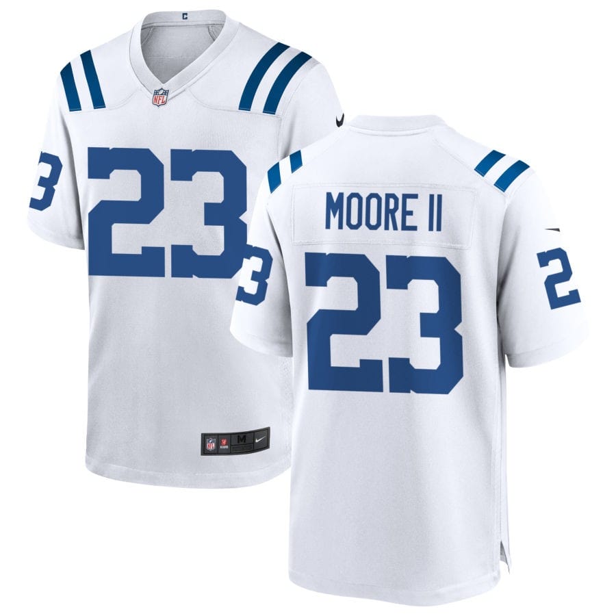 Kenny Moore II Indianapolis Colts Jersey football jersey product view 1