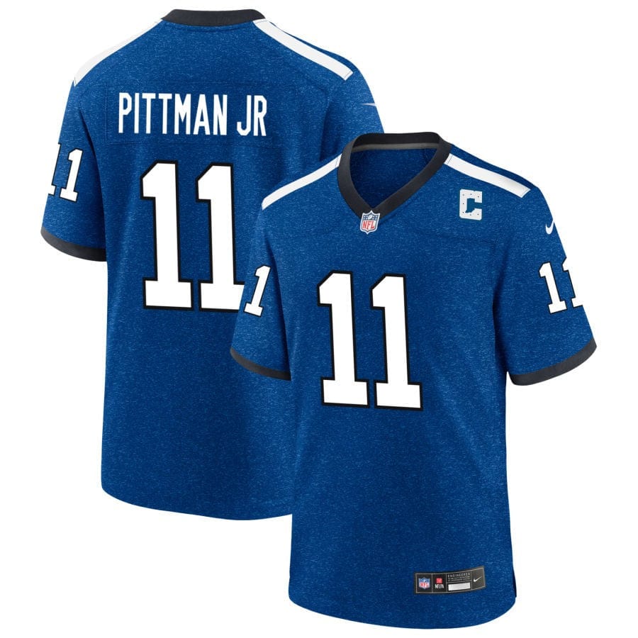 Michael Pittman Jr Indianapolis Colts Jersey football jersey product view 1