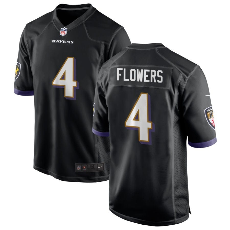 Zay Flowers Baltimore Ravens Jersey football jersey product view 1