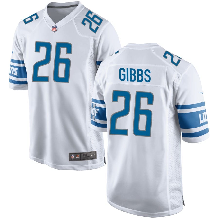 Jahmyr Gibbs Detroit Lions Jersey football jersey product view 1