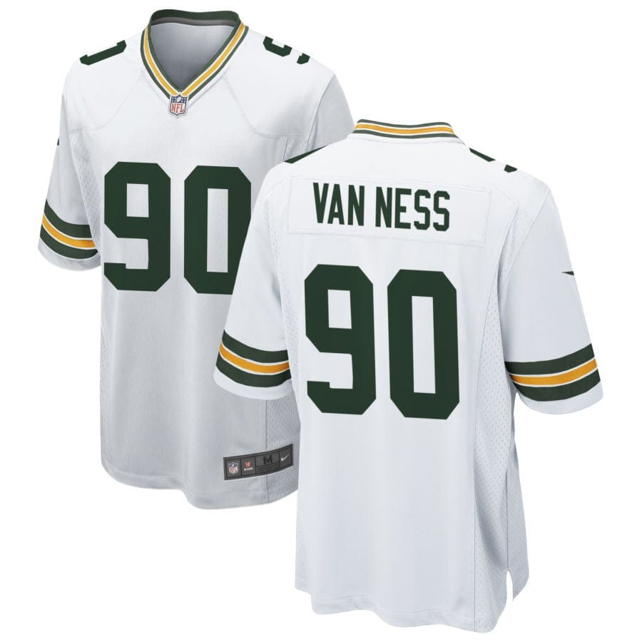 Lukas Van Ness Green Bay Packers Jersey football jersey product view 1