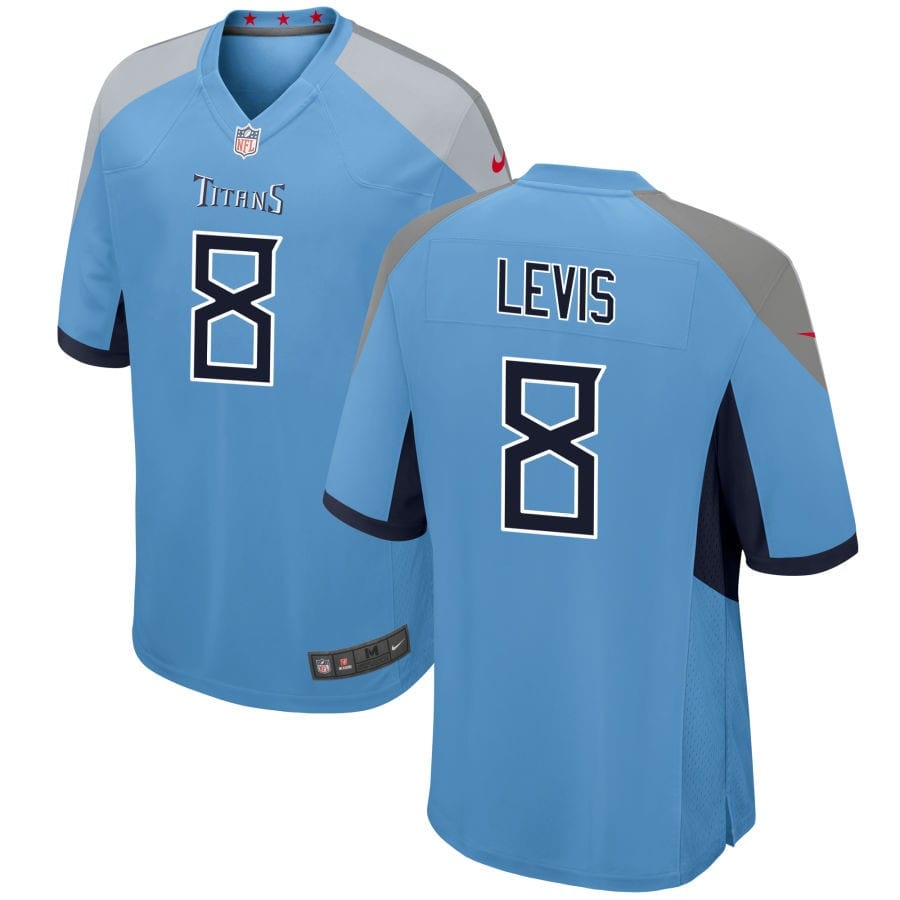 Will Levis Tennessee Titans Jersey football jersey product view 1
