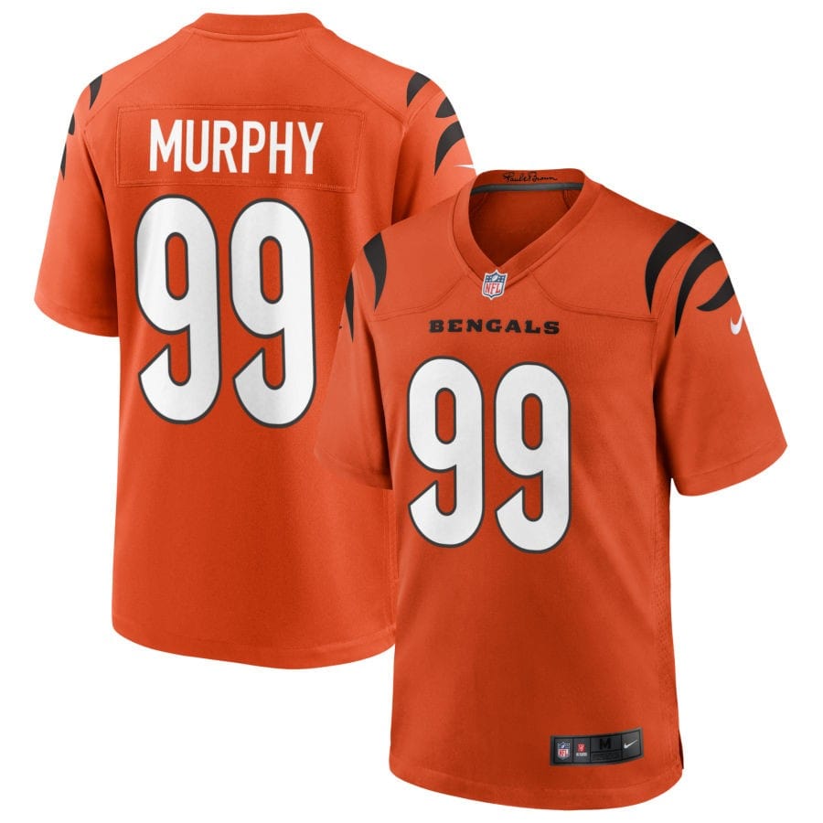 Myles MurphyCincinnati Bengals Jersey football jersey product view 1