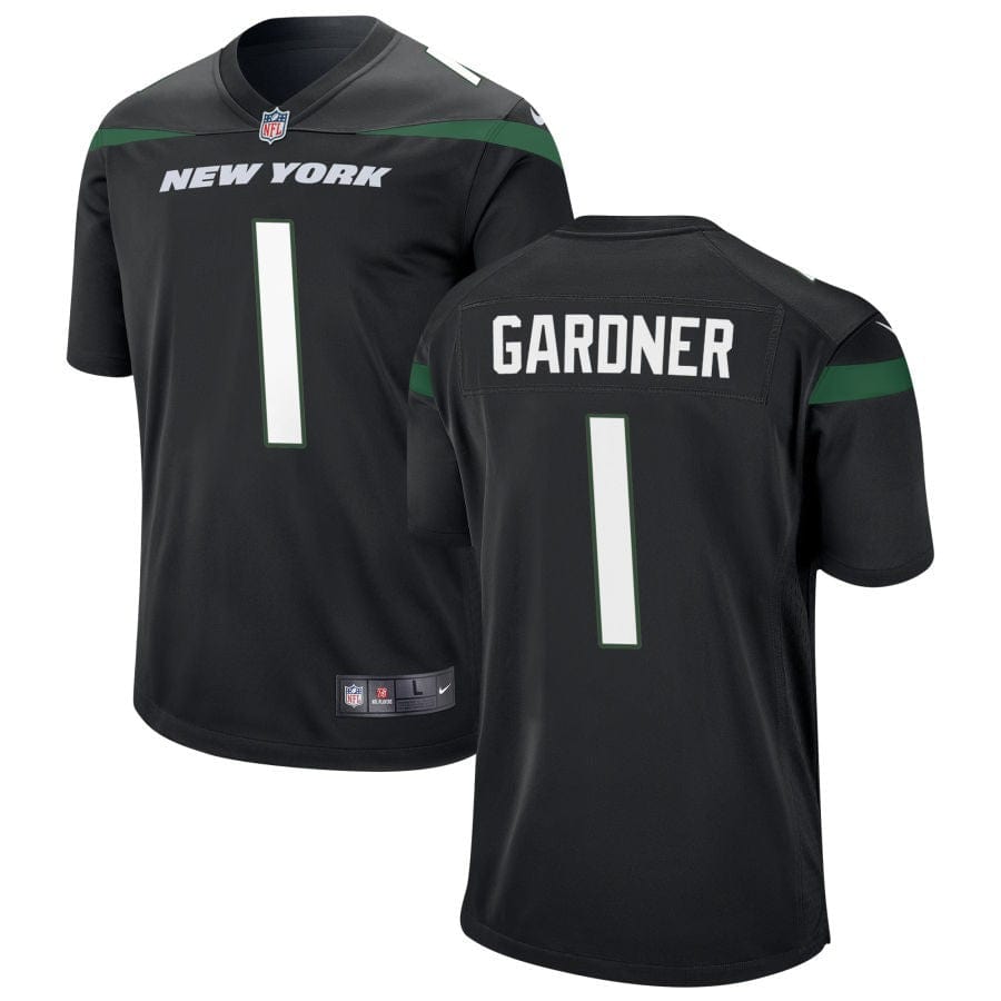 Ahmad Sauce Gardner New York Jets Jersey football jersey product view 1