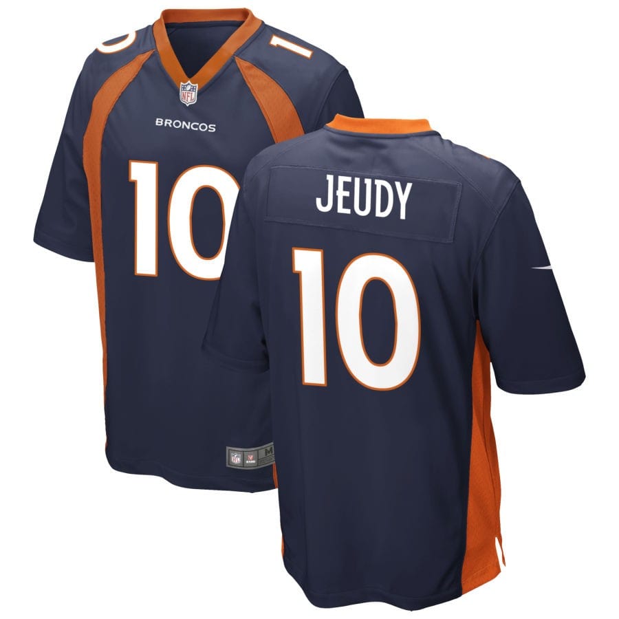Jerry Jeudy Denver Broncos Jersey football jersey product view 1