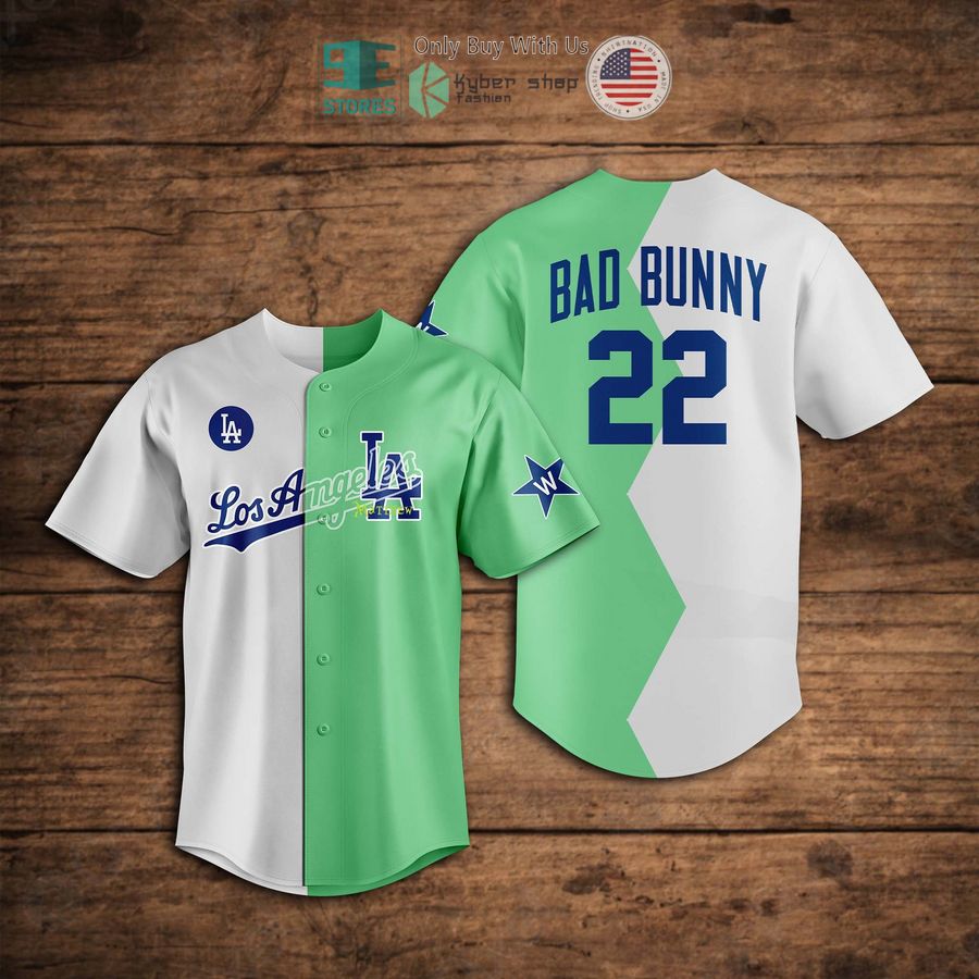 BEST Los Angeles Dodgers Bad Bunny 22 Baseball Jersey Unisex T-shirt, Sweatshirt, Hoodie, Long Sleeve Tee - T-Shirt, Sweatshirt, Hoodie