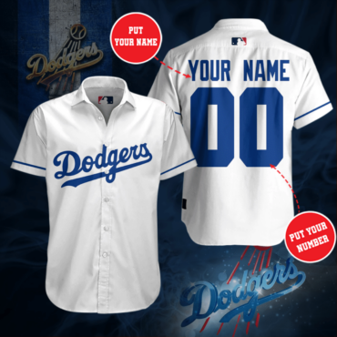 Los Angeles Dodgers Customizable Fan Hawaiian Shirt Unisex T-shirt, Sweatshirt, Hoodie, Long Sleeve Tee - T-Shirt, Sweatshirt, Hoodie