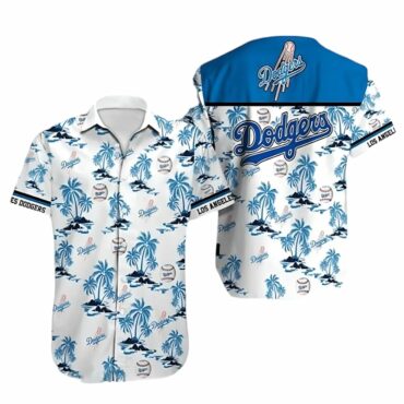Los Angeles Dodgers Island Vibes Hawaiian Shirt Unisex T-shirt, Sweatshirt, Hoodie, Long Sleeve Tee - T-Shirt, Sweatshirt, Hoodie
