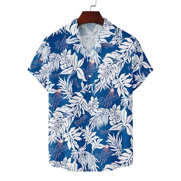 Los Angeles Dodgers Jungle Leaf Hawaiian Shirt Unisex T-shirt, Sweatshirt, Hoodie, Long Sleeve Tee - T-Shirt, Sweatshirt, Hoodie