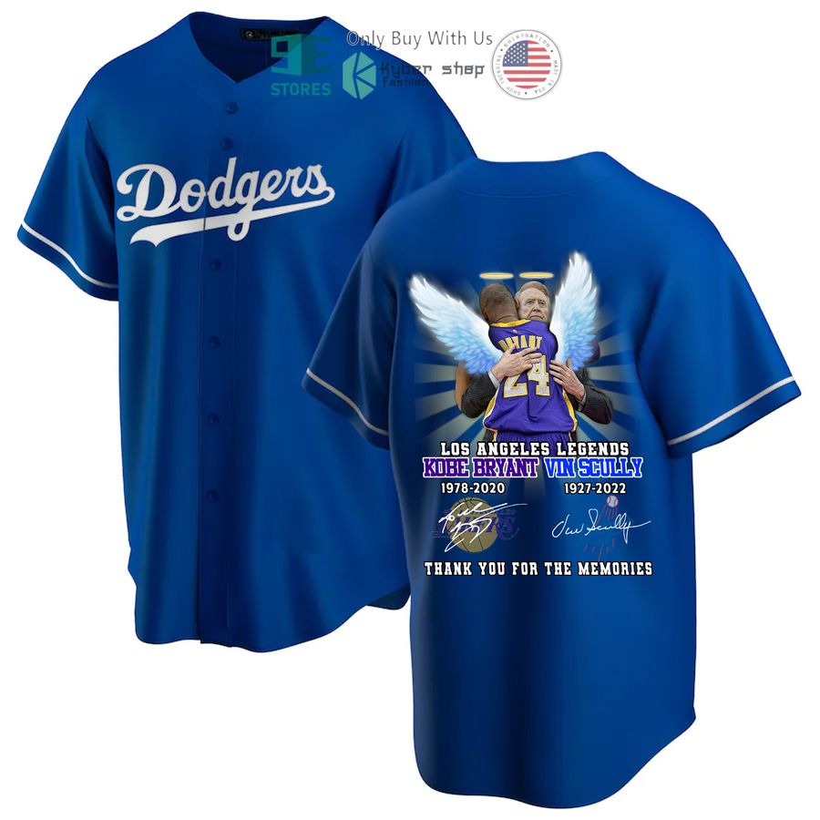 BEST Los Angeles Dodgers Kobe Bryant Vin Scully Baseball Jersey Unisex T-shirt, Sweatshirt, Hoodie, Long Sleeve Tee - T-Shirt, Sweatshirt, Hoodie