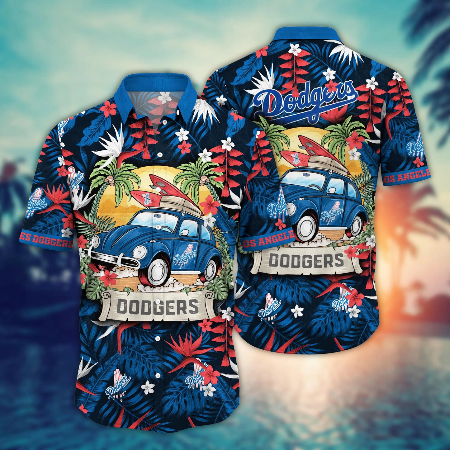 Los Angeles Dodgers MLB Hawaiian Shirt Shortstime Aloha Shirt Unisex T-shirt, Sweatshirt, Hoodie, Long Sleeve Tee - T-Shirt, Sweatshirt, Hoodie