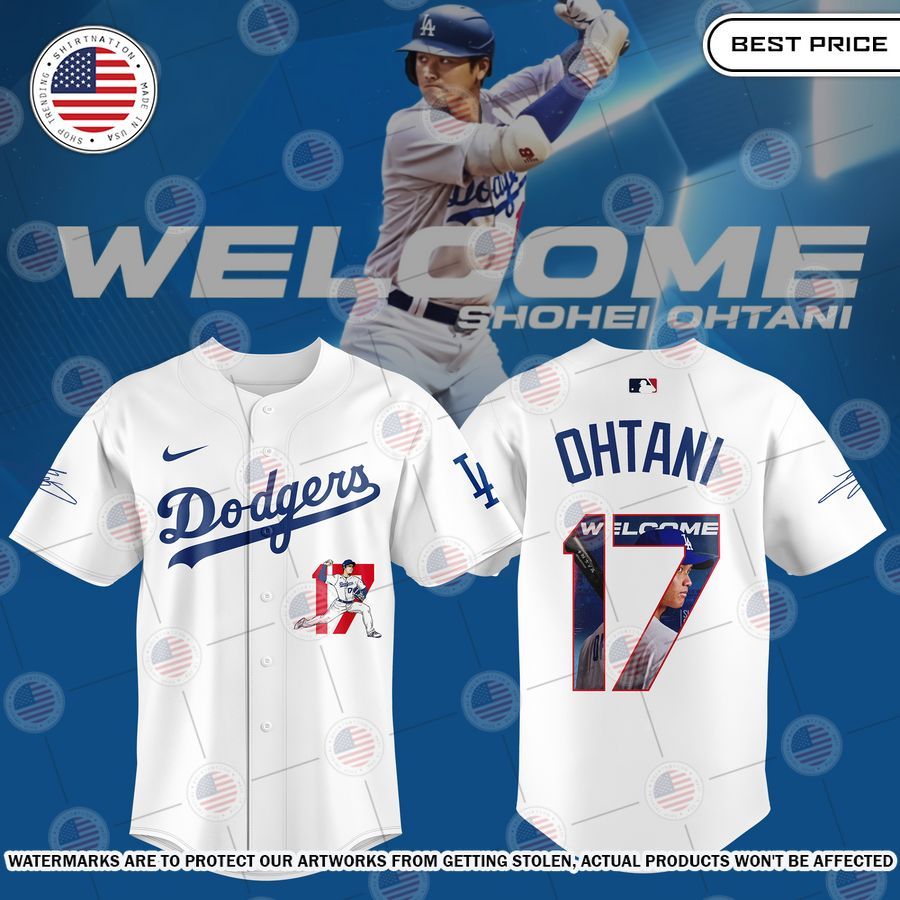 Los Angeles Dodgers Ohtani 17 Signature Baseball Jersey Unisex T-shirt, Sweatshirt, Hoodie, Long Sleeve Tee - T-Shirt, Sweatshirt, Hoodie
