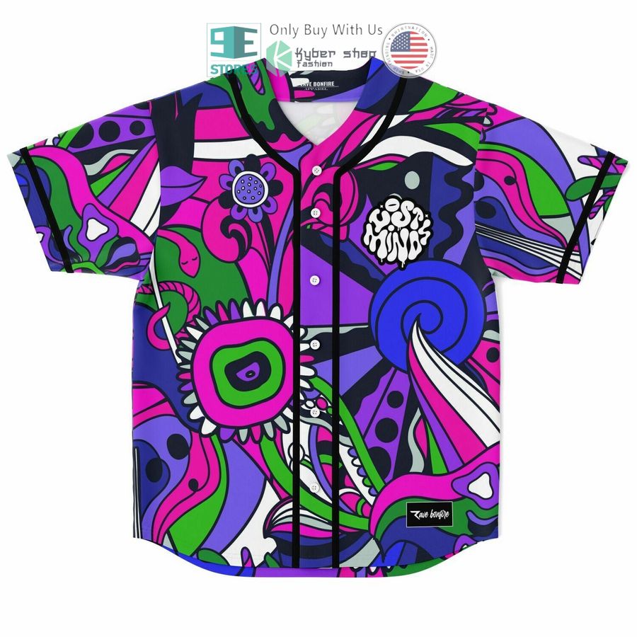 BEST Lost Minds trippy Baseball Jersey Unisex T-shirt, Sweatshirt, Hoodie, Long Sleeve Tee - T-Shirt, Sweatshirt, Hoodie