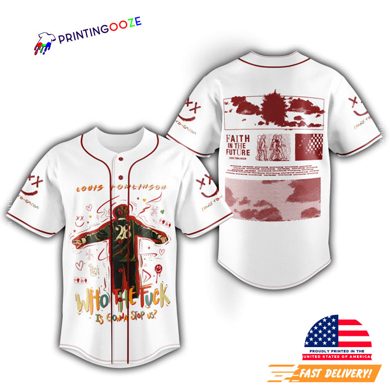 Louis Tomlinson 2023 World Tour Baseball Jersey Unisex T-shirt, Sweatshirt, Hoodie, Long Sleeve Tee - T-Shirt, Sweatshirt, Hoodie