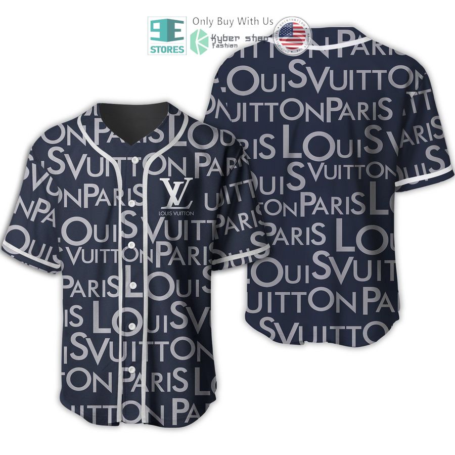 BEST Louis Vuittion Blue Baseball Jersey Unisex T-shirt, Sweatshirt, Hoodie, Long Sleeve Tee - T-Shirt, Sweatshirt, Hoodie