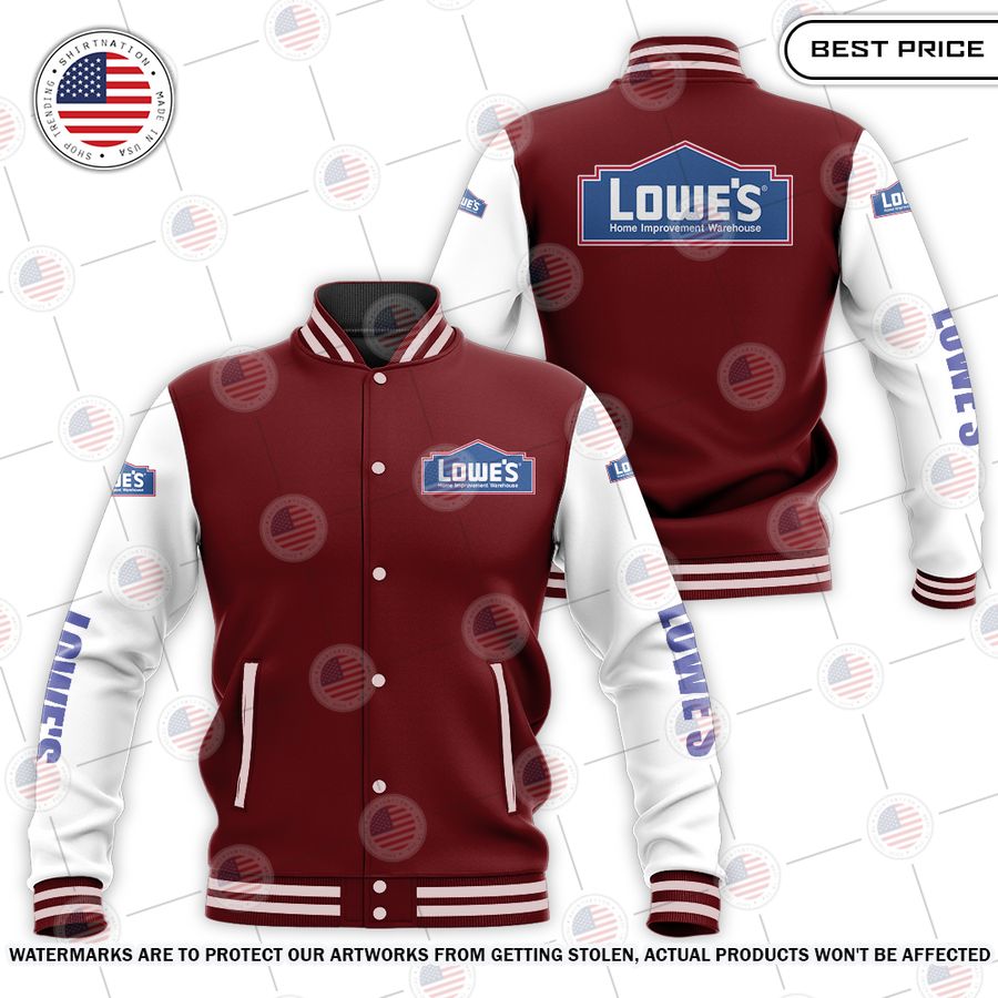 NEW Lowe's Baseball Jacket Unisex T-shirt, Sweatshirt, Hoodie, Long Sleeve Tee - T-Shirt, Sweatshirt, Hoodie
