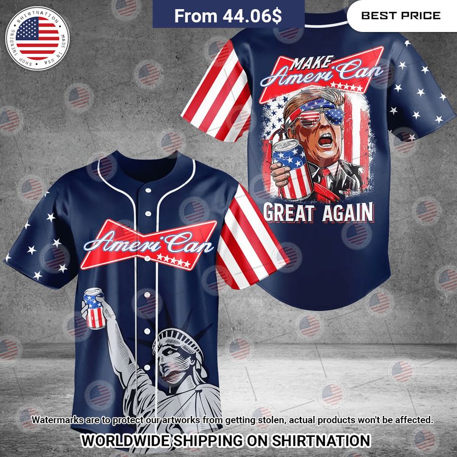 Make American Great Again Baseball Jersey Unisex T-shirt, Sweatshirt, Hoodie, Long Sleeve Tee - T-Shirt, Sweatshirt, Hoodie