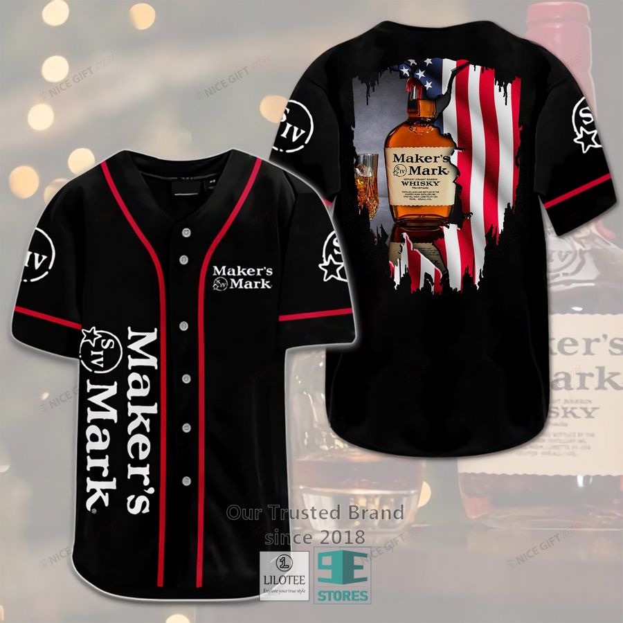Maker S Mark Baseball Jersey Unisex T-shirt, Sweatshirt, Hoodie, Long Sleeve Tee - T-Shirt, Sweatshirt, Hoodie
