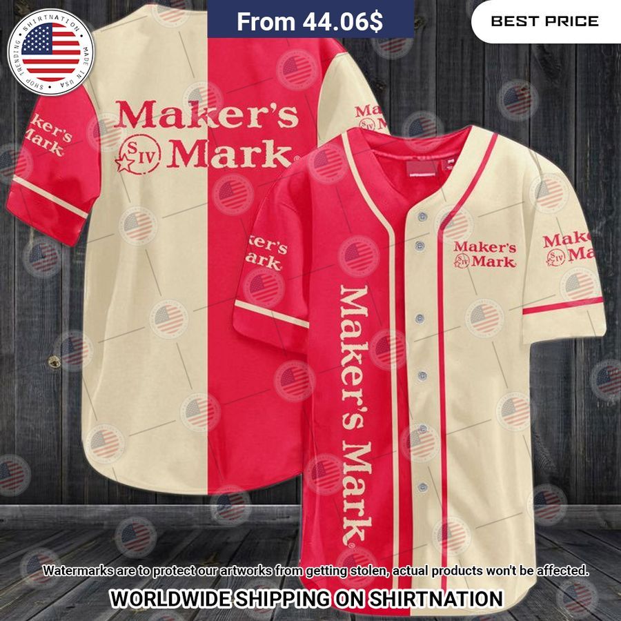 Maker's Mark Baseball Shirt Unisex T-shirt, Sweatshirt, Hoodie, Long Sleeve Tee - T-Shirt, Sweatshirt, Hoodie