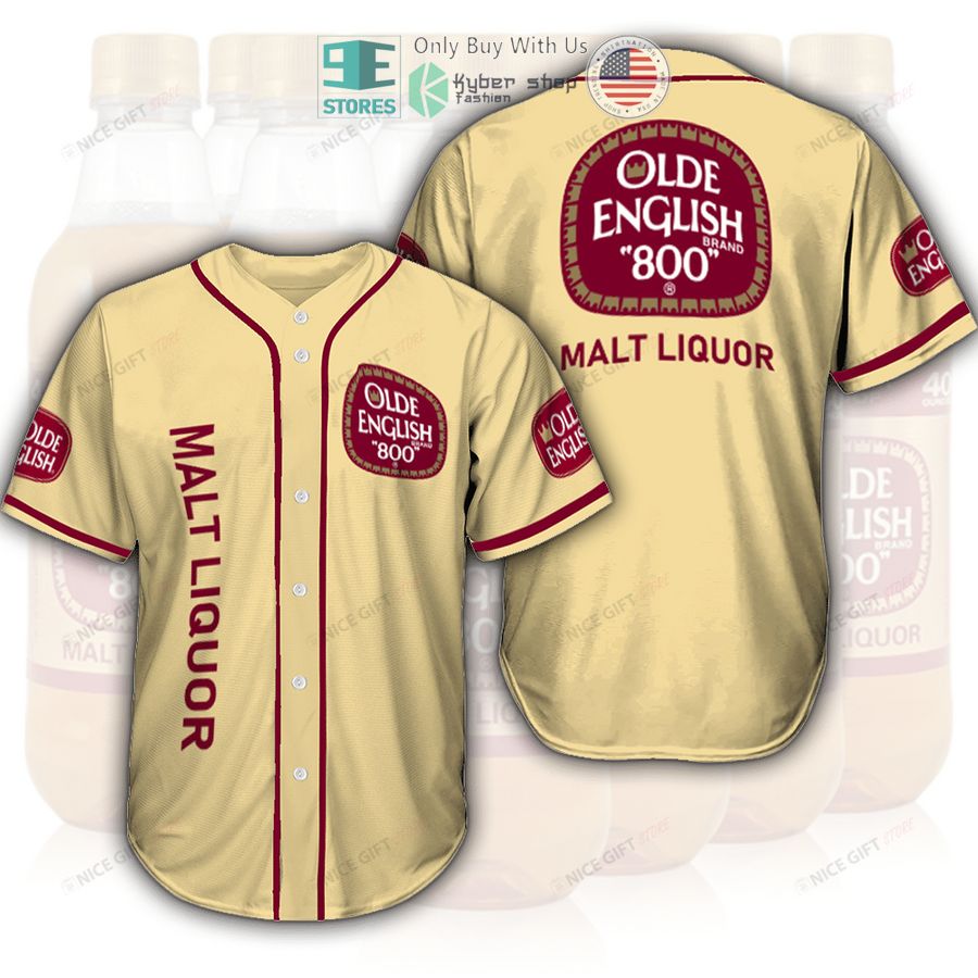 BEST Malt Liquor Olde English 800 logo Baseball Jersey Unisex T-shirt, Sweatshirt, Hoodie, Long Sleeve Tee - T-Shirt, Sweatshirt, Hoodie