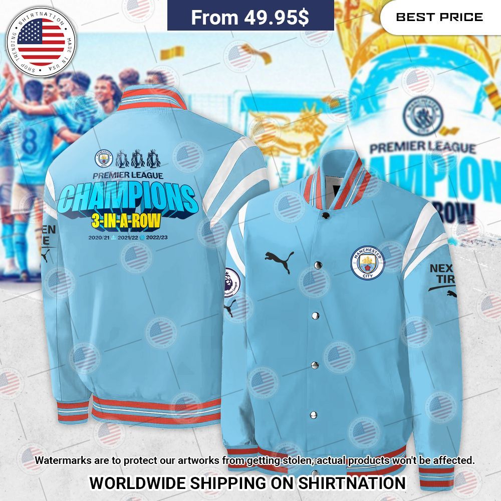 BEST Manchester City Premier League Champions Baseball Jackets Unisex T-shirt, Sweatshirt, Hoodie, Long Sleeve Tee - T-Shirt, Sweatshirt, Hoodie