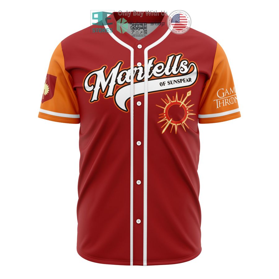 BEST Martells of Sunspear Game of Thrones Baseball Jersey Unisex T-shirt, Sweatshirt, Hoodie, Long Sleeve Tee - T-Shirt, Sweatshirt, Hoodie