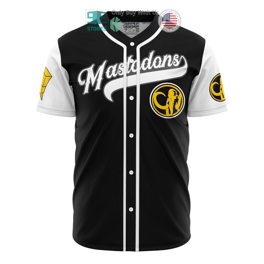 BEST Mastadons Black Power Rangers Baseball Jersey Unisex T-shirt, Sweatshirt, Hoodie, Long Sleeve Tee - T-Shirt, Sweatshirt, Hoodie